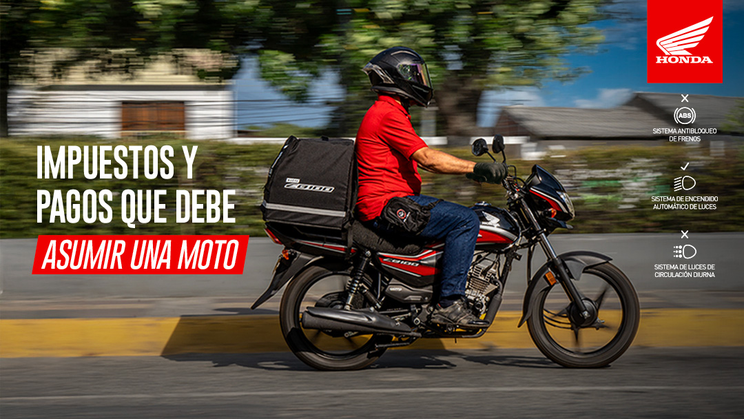 impuestos y pagos que debe asumir una moto 