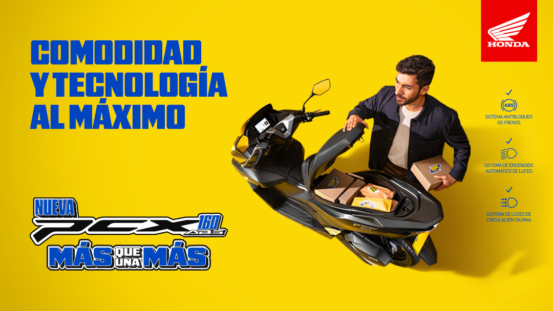Conoce la nueva PCX 160 ABS