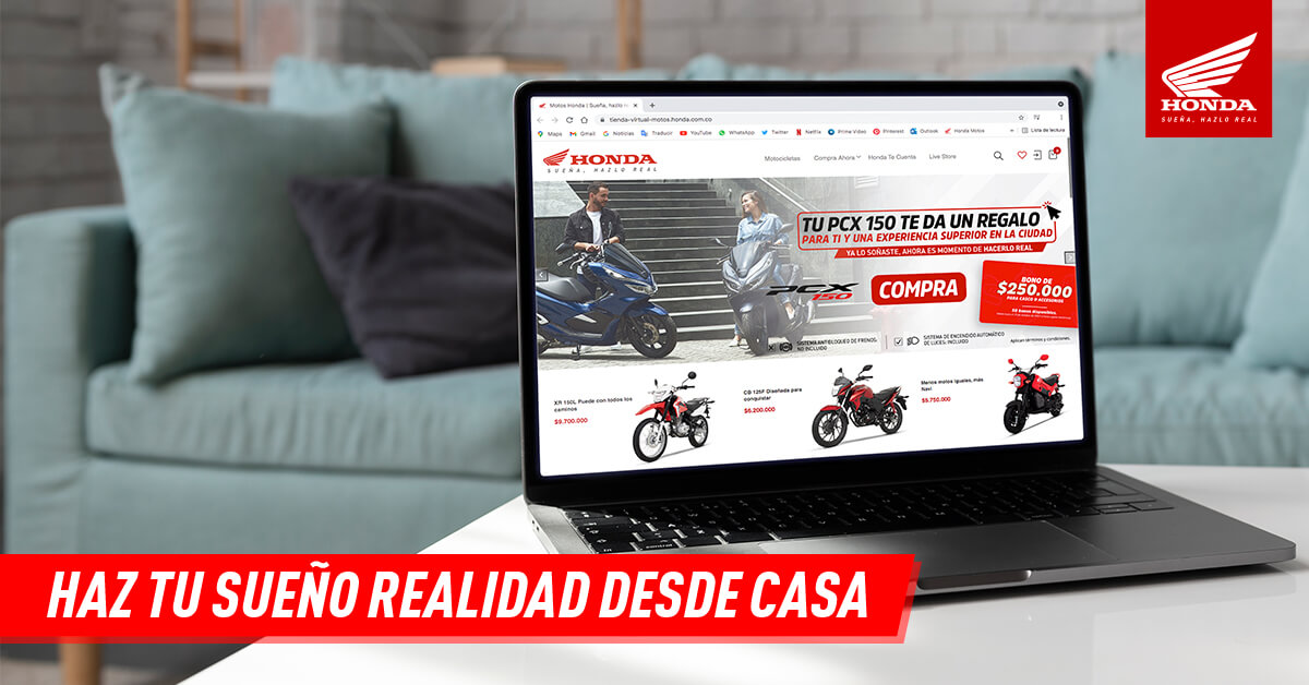 Pasos para comprar tu moto Honda en línea