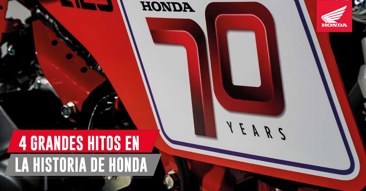 4 Hitos en la historia de Honda