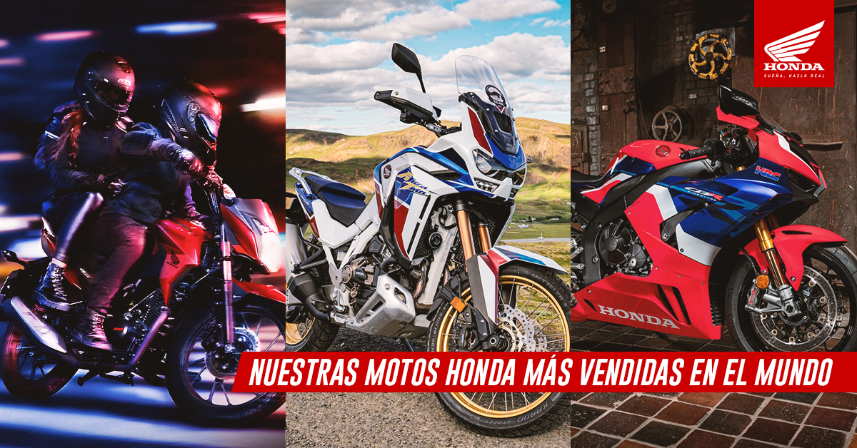 Nuestras motos Honda más vendidas en el mundo 