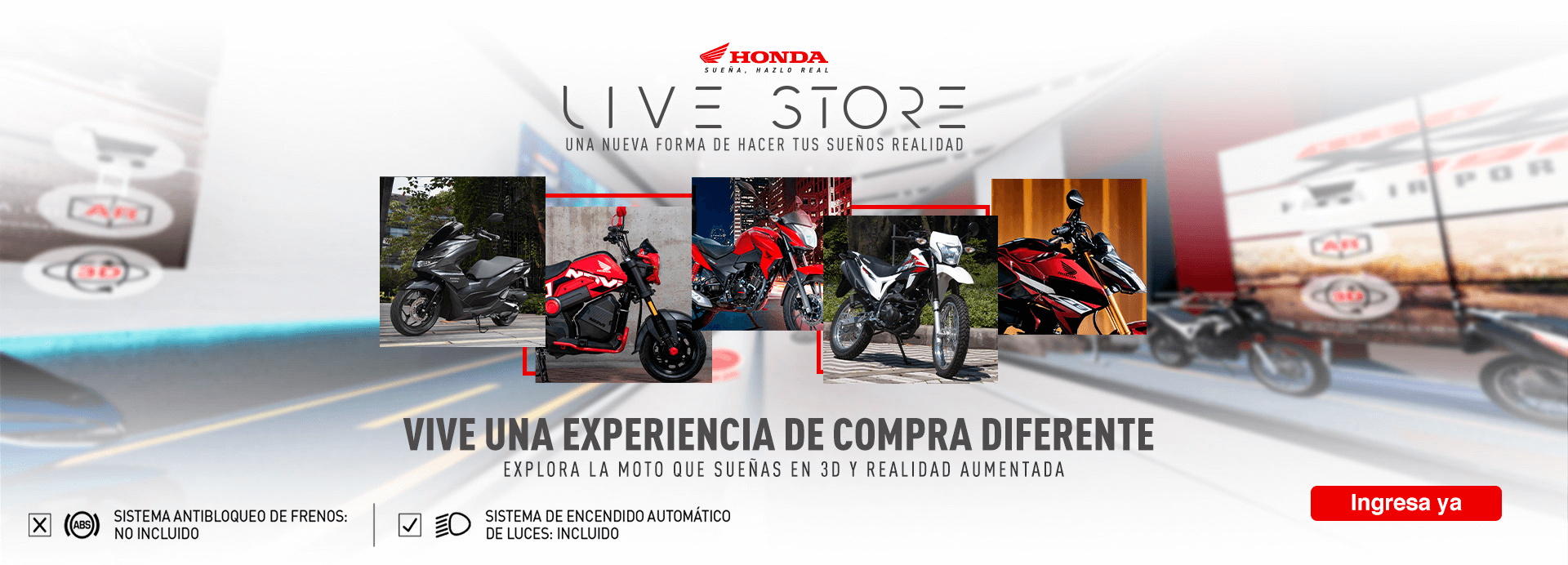 Live Store Experiencia de comprar moto Honda