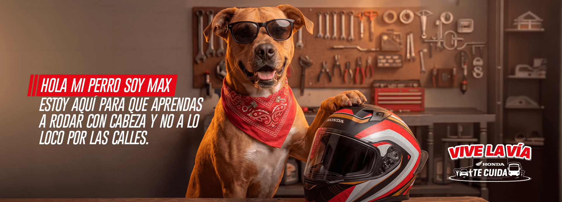 Max vive la vida Honda te cuida